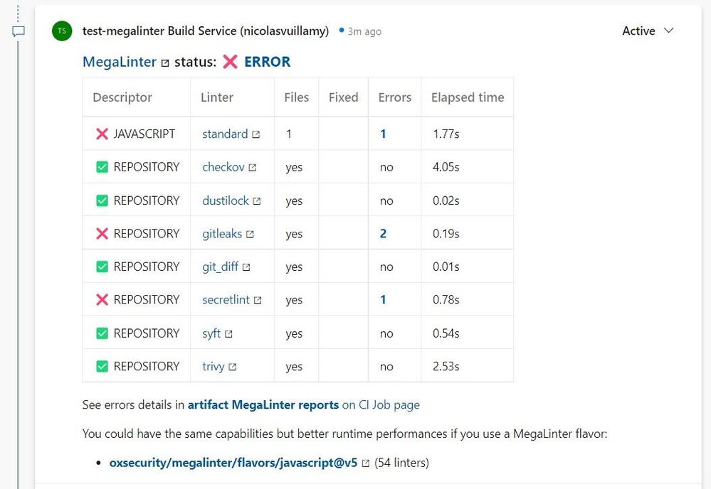 AzureCommentReporter