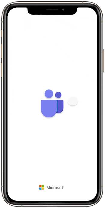 An animated image demonstrating Viva Connections in Microsoft Teams on a mobile device.
