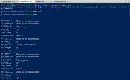 Restore defaults ACL permissions using PowerShell | Microsoft Community Hub