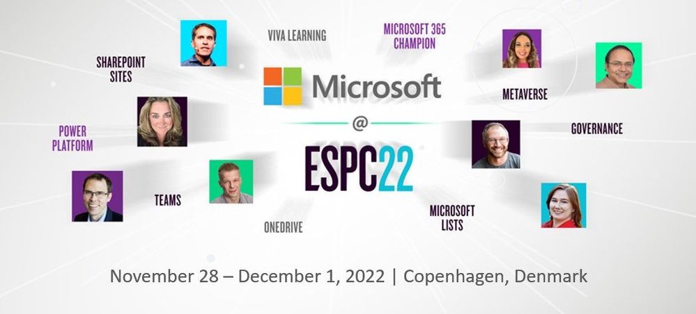 Many members from Microsoft are headed to Europe to join you and present 25+ sessions.