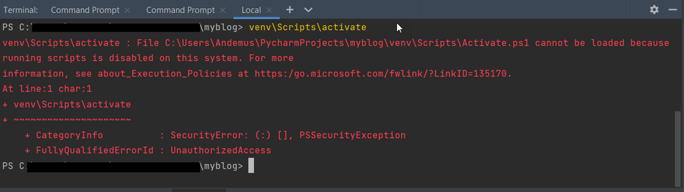 Python virtual enviroment activation.png
