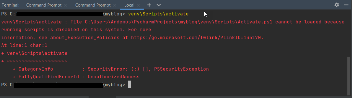 Why it is now difficult to activate Python virtual environment on ...