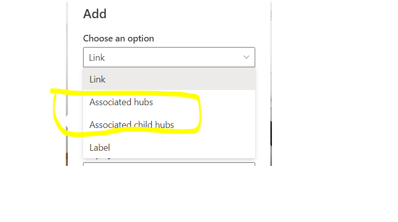 Adding new Hub sites will not get reflected inside the existing ...