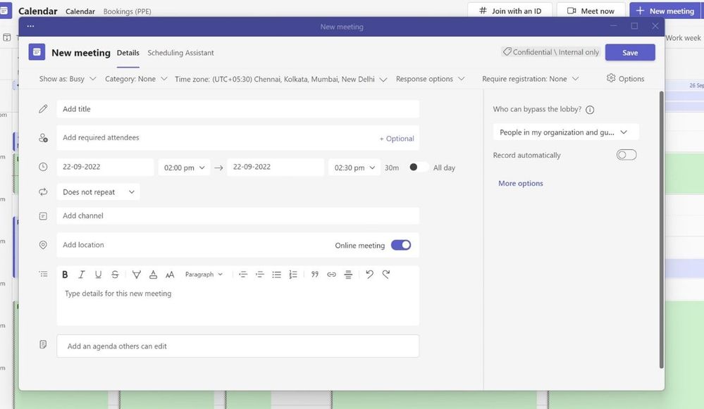 Teams calendar now includes scheduling form pop-outs.jpg