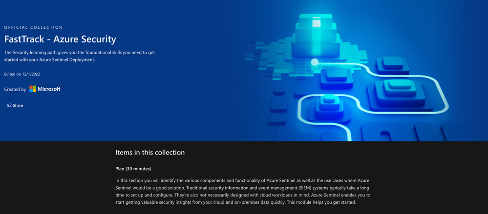 Defining and refining technical skills with Official Collections on Microsoft Learn, FastTrack for Azure example.png