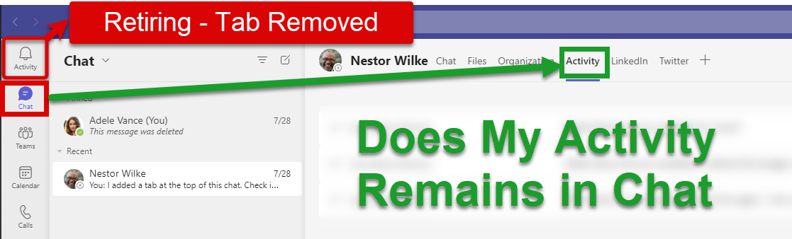 Clarity Please - My Activity Tab Retirement in Teams | Microsoft ...