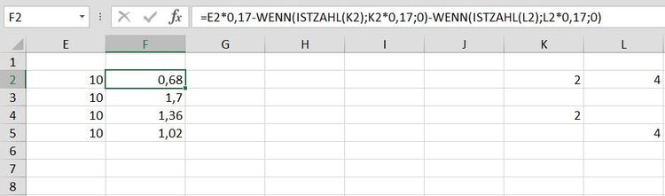 Using the multiple formulas (One being Multiplication the other being ...