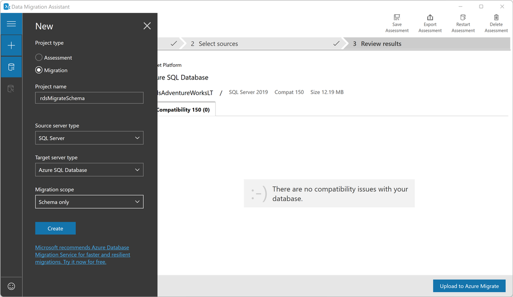 New Migration project (Schema)