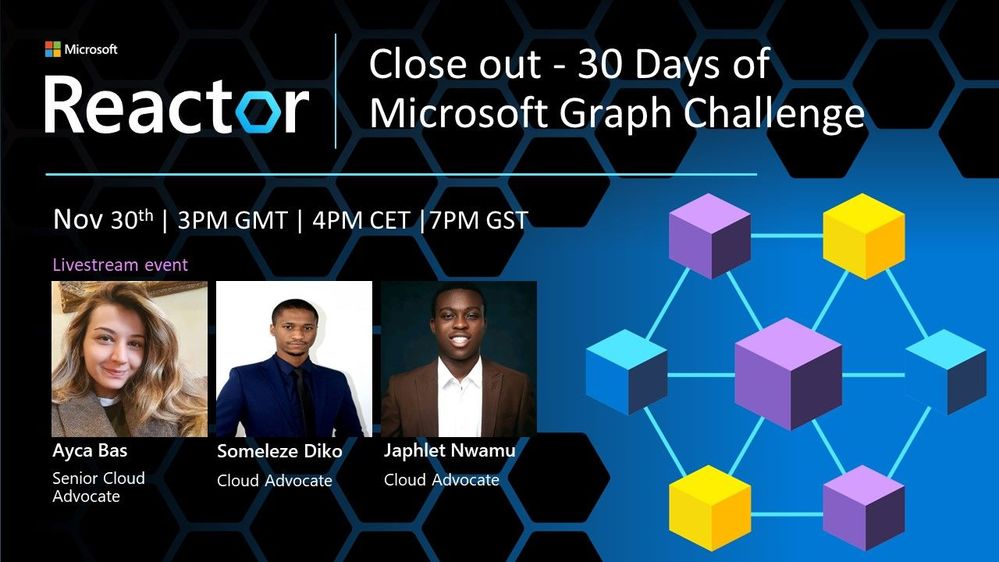 Close of 30 Dyas of MS Graph banner