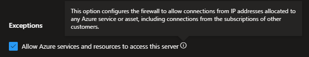 Network Security Exclusion | Microsoft Community Hub