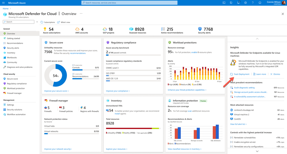 Track the Defender for Endpoint deployment across your environment