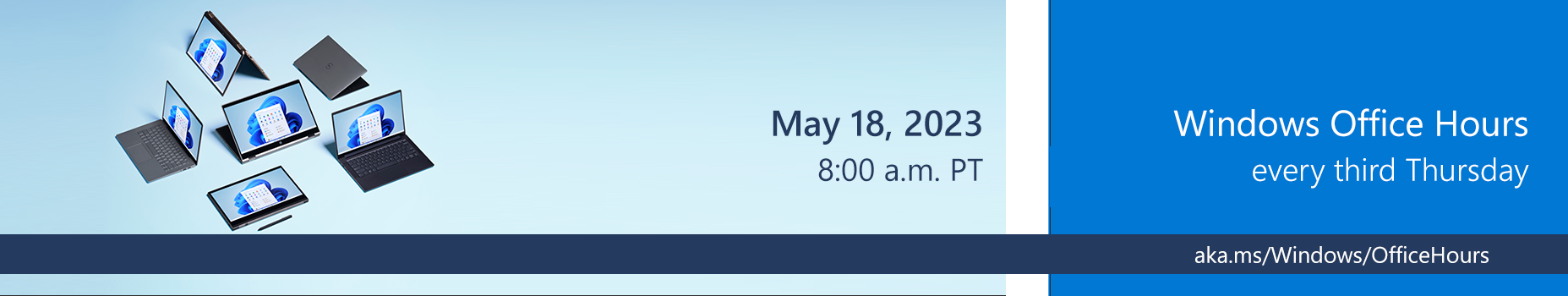 Windows Office Hours for IT professionals - May 2023 | Tech Community