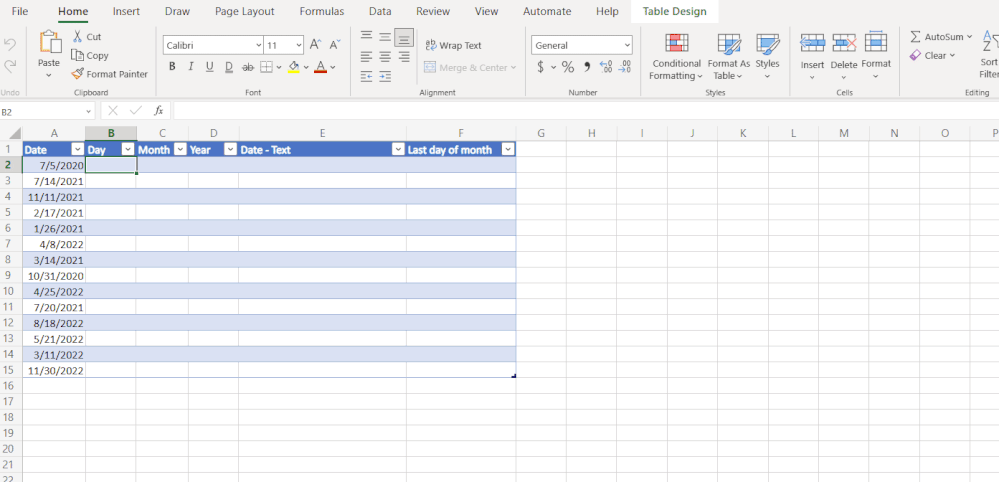 Using Formula by Example to perform date transformations