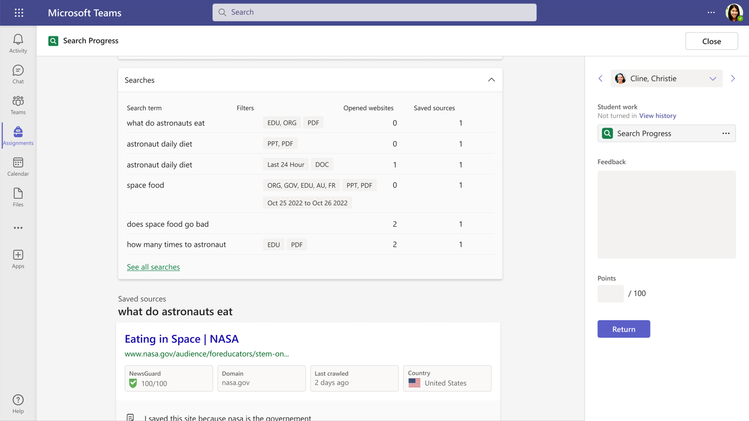 Search Coach and Search Progress in Microsoft Teams – an innovative ...