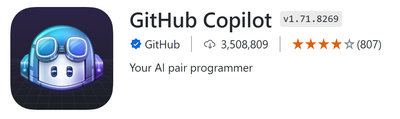 Github Copilot VSCode Marketplace