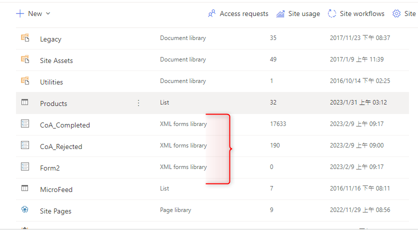 1. SP Doc Libraries Built On XML.png