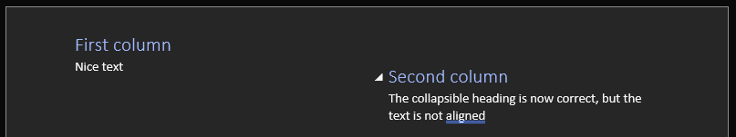 Column Breaks cause problems if the first line is a title | Microsoft ...