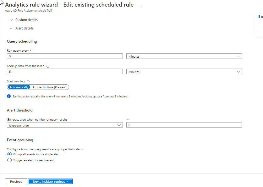 Analytics rule wizard - Sentinel | Microsoft Community Hub