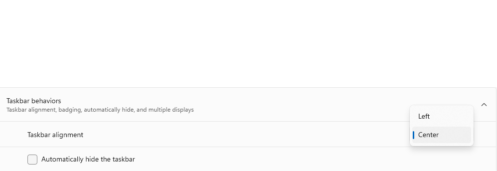 Taskbar behavior on windows 11 | Microsoft Community Hub