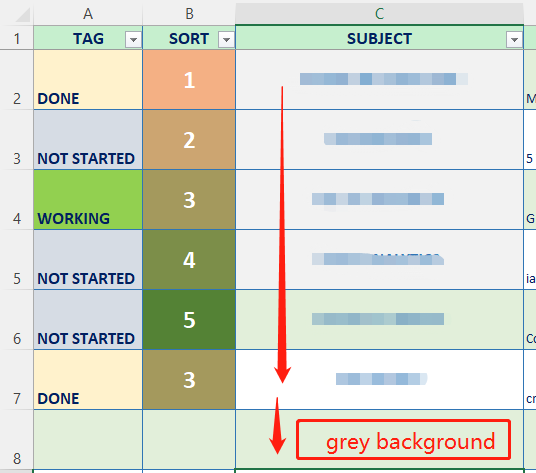 formatting column cell if text entered.png