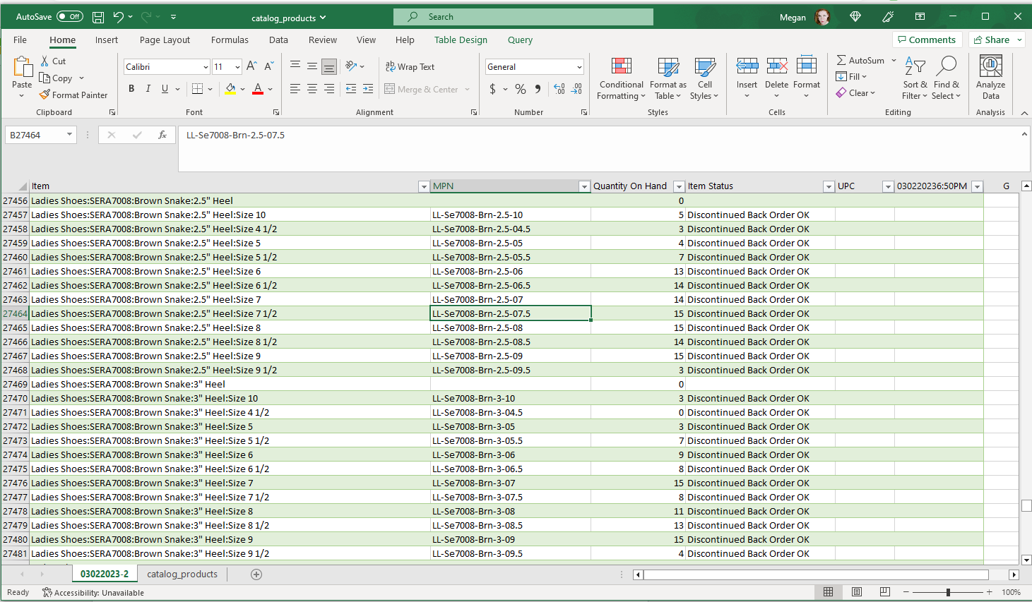 VLOOKUP Error with inventory referencing | Microsoft Community Hub