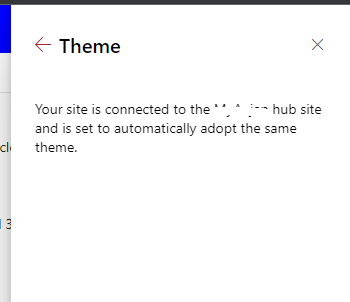 How to keep associated site theme different than that of hub site ...
