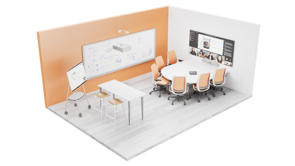 Example of a small-sized Signature Microsoft Teams Room