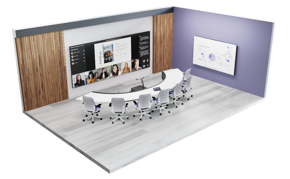 Example of a medium-sized Signature Microsoft Teams Room
