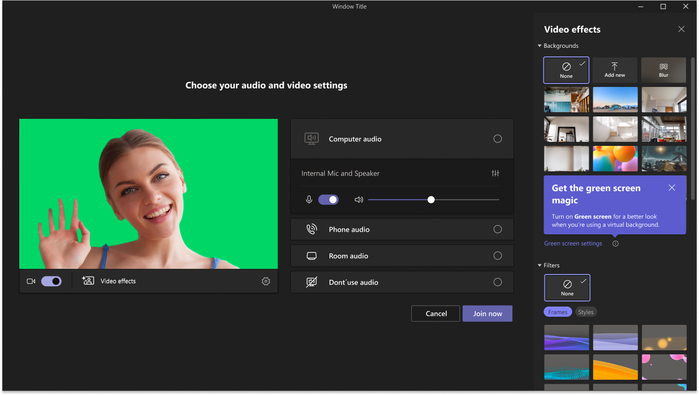How to Use the Green Screen Feature in Microsoft Teams