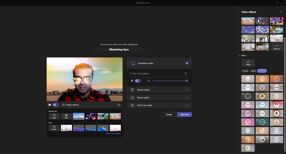 SnapChat in Microsoft Teams.png