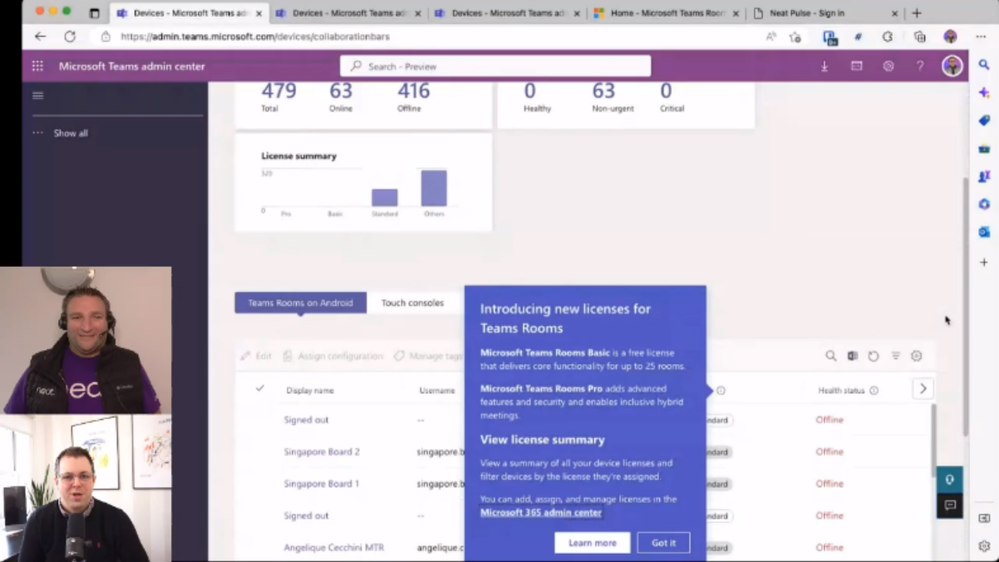 Microsoft Teams Rooms Admin – Basic, Pro and Neat Pulse Demo.png