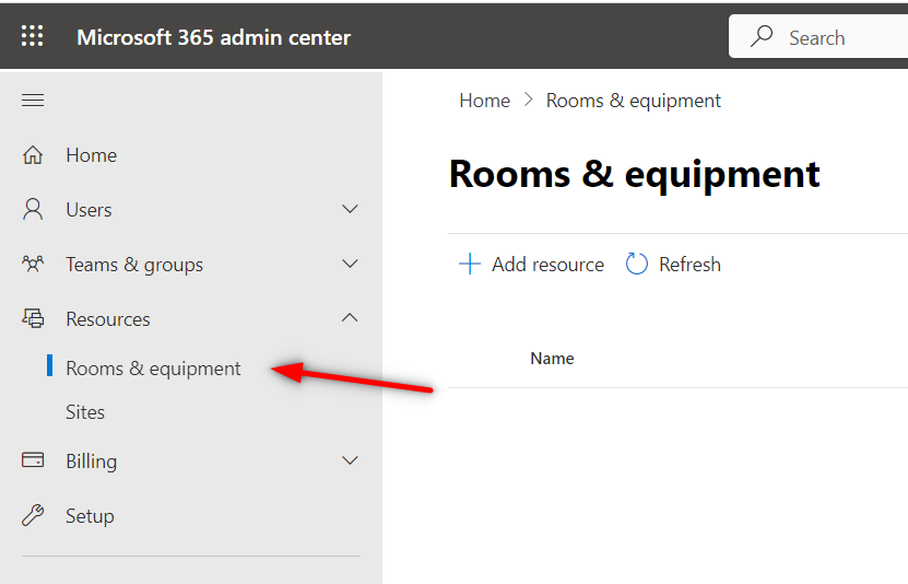 Providing Rooms & Equipment Admin Right | Microsoft Community Hub
