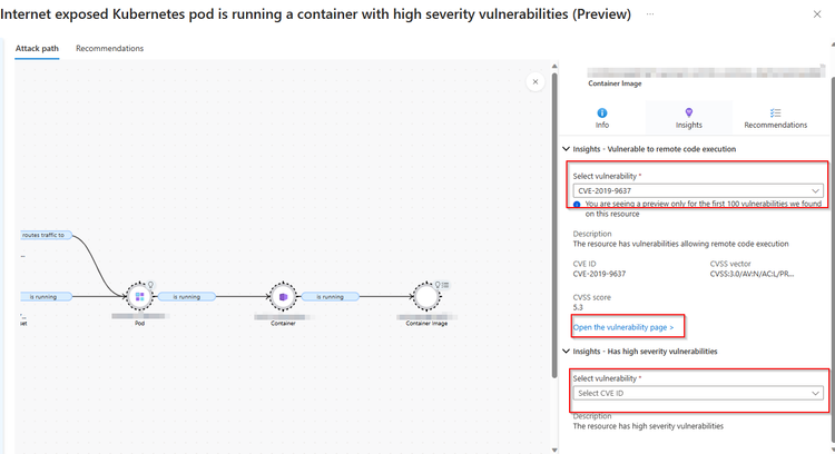 Attack path VA insights