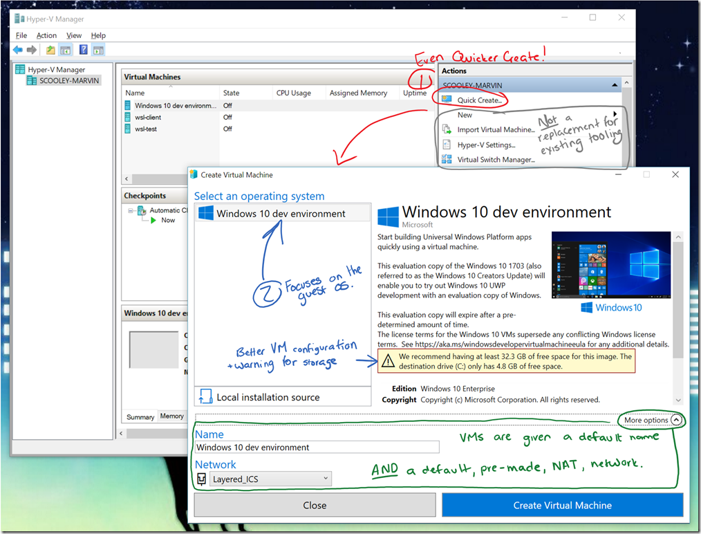 Hyper-V virtual machine gallery and networking improvements | Microsoft ...
