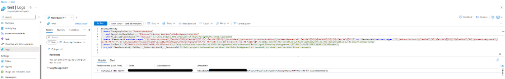 Figure 3: Check the KQL Query Results