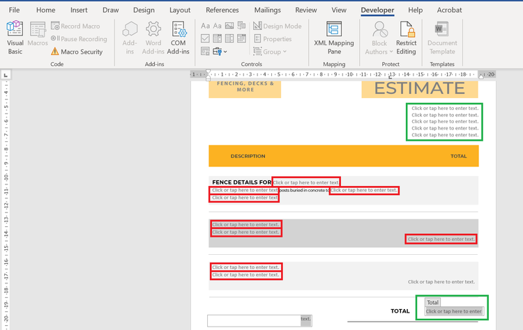 Fillable Form Fields not working within Text Box | Microsoft Community Hub