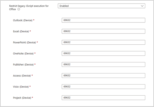 A screenshot of the valid settings input into the template for HTTP authentication.