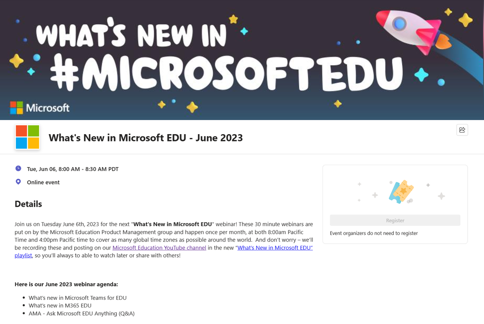 Picture of webinar sign up portal