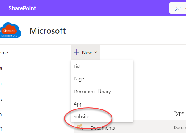 Is it now recommended or okay to create subsite under a Communication ...