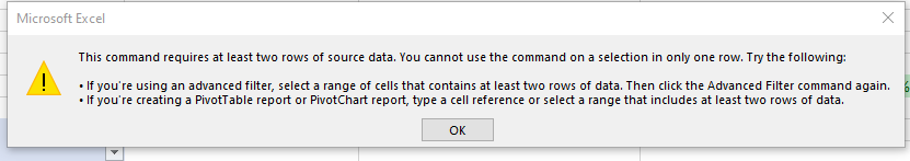 Pivot Table Error When Try to Refresh | Microsoft Community Hub