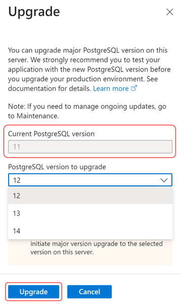 Azure-Postgres-Flexible-Server: Major Version Upgrade (MVU)