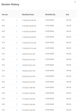 File versions taking all my storage space (Stream)/turn off versioning ...
