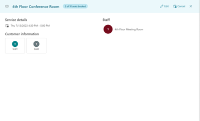Test2 is still shown.