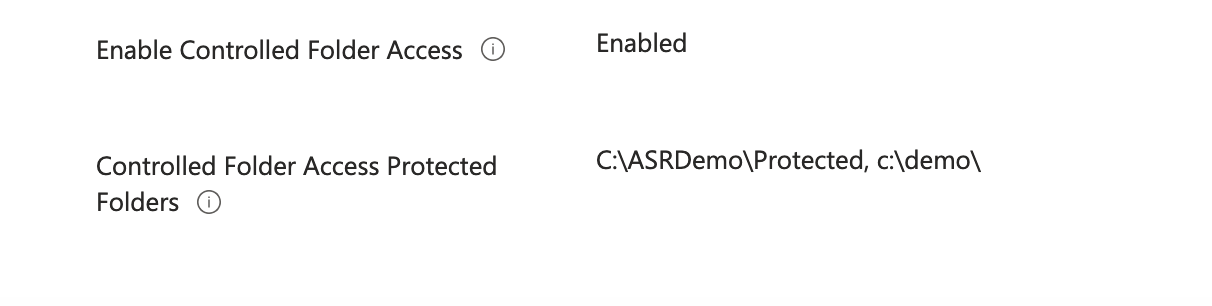 Controlled Folder Access configured in Intune not being enforced on W10 ...