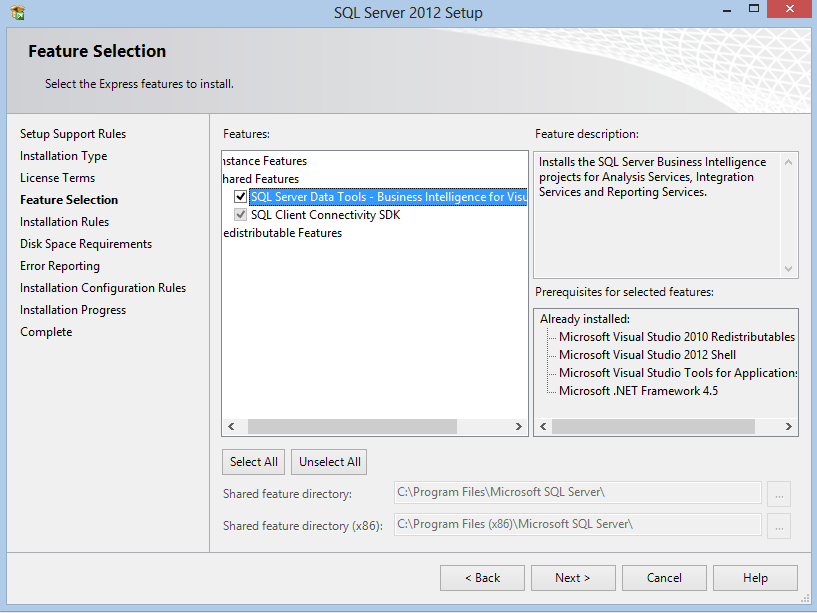 SQL Server Data Tools – Business Intelligence for Visual Studio 2012 ...