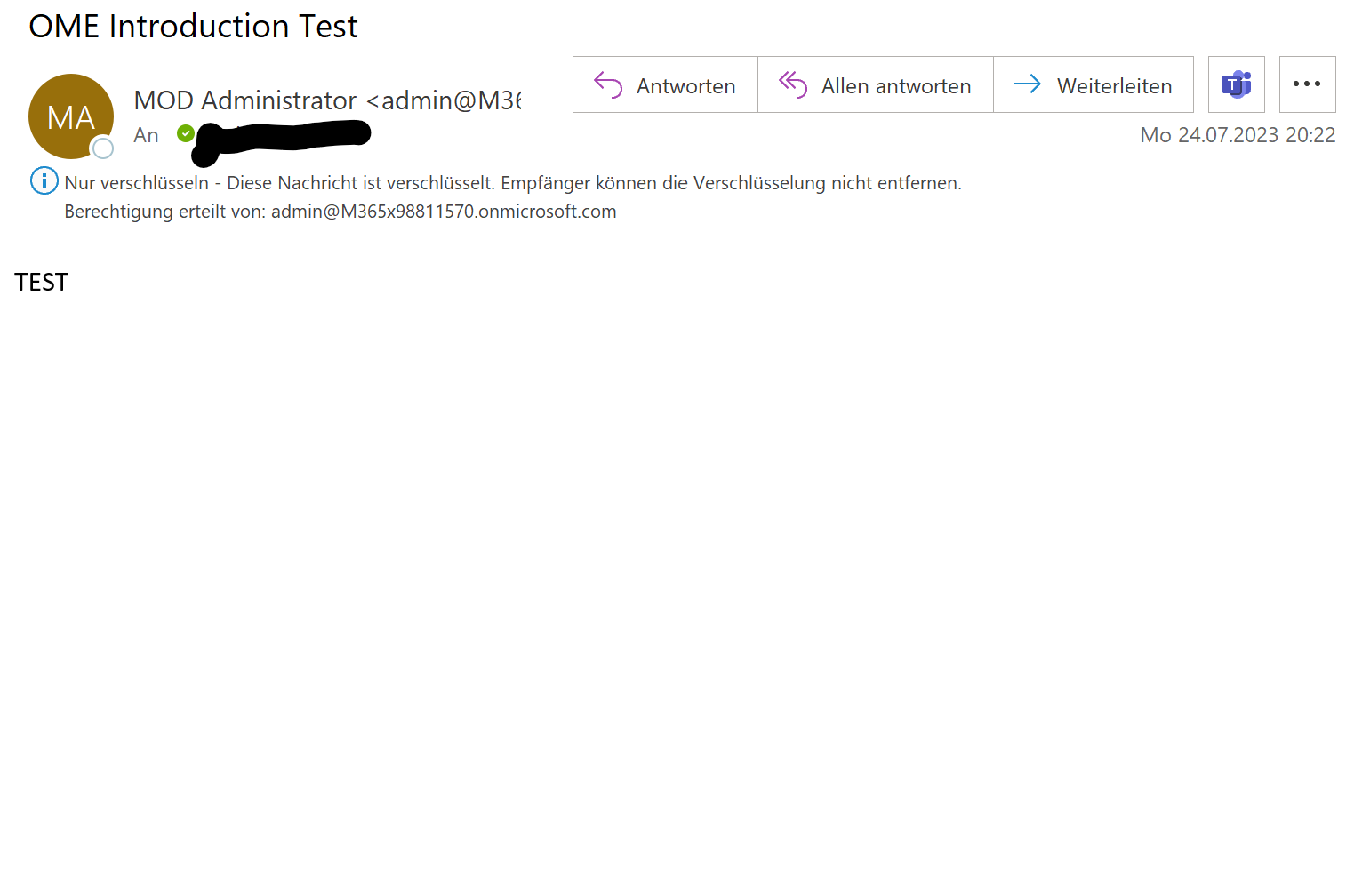 OME Configuration is not visible | Microsoft Community Hub