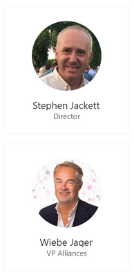 Speakers: Stephen Jackett (Director) & Weibe Jager (VP Alliances)