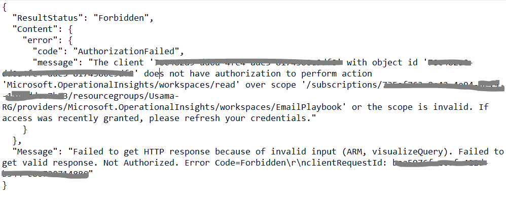 Playbook Error: Failed to get HTTP response | Microsoft Community Hub