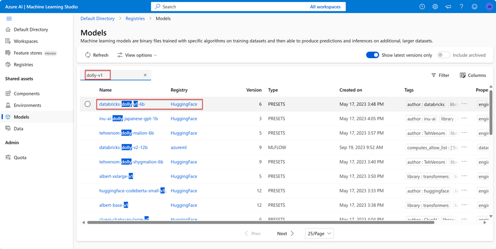 search-azure-ml-dolly-v1.png