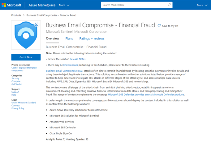 The Microsoft Sentinel Solution